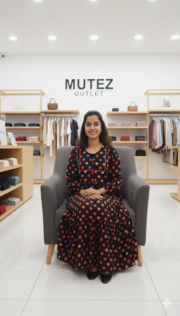 Polka Charm Trendy Tunic