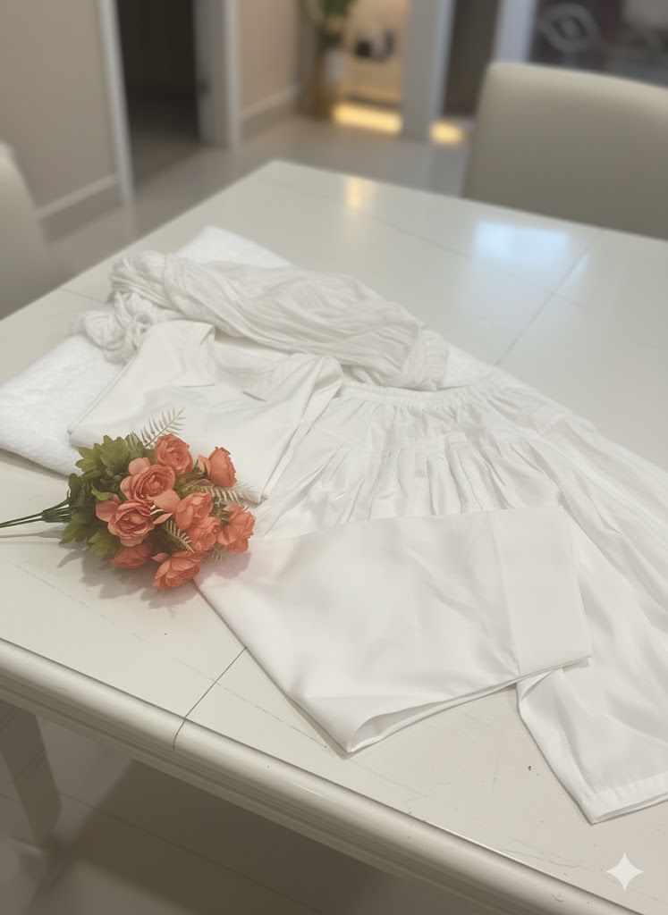 Bareeza Grace 3-Piece Farshi Shalwar Set