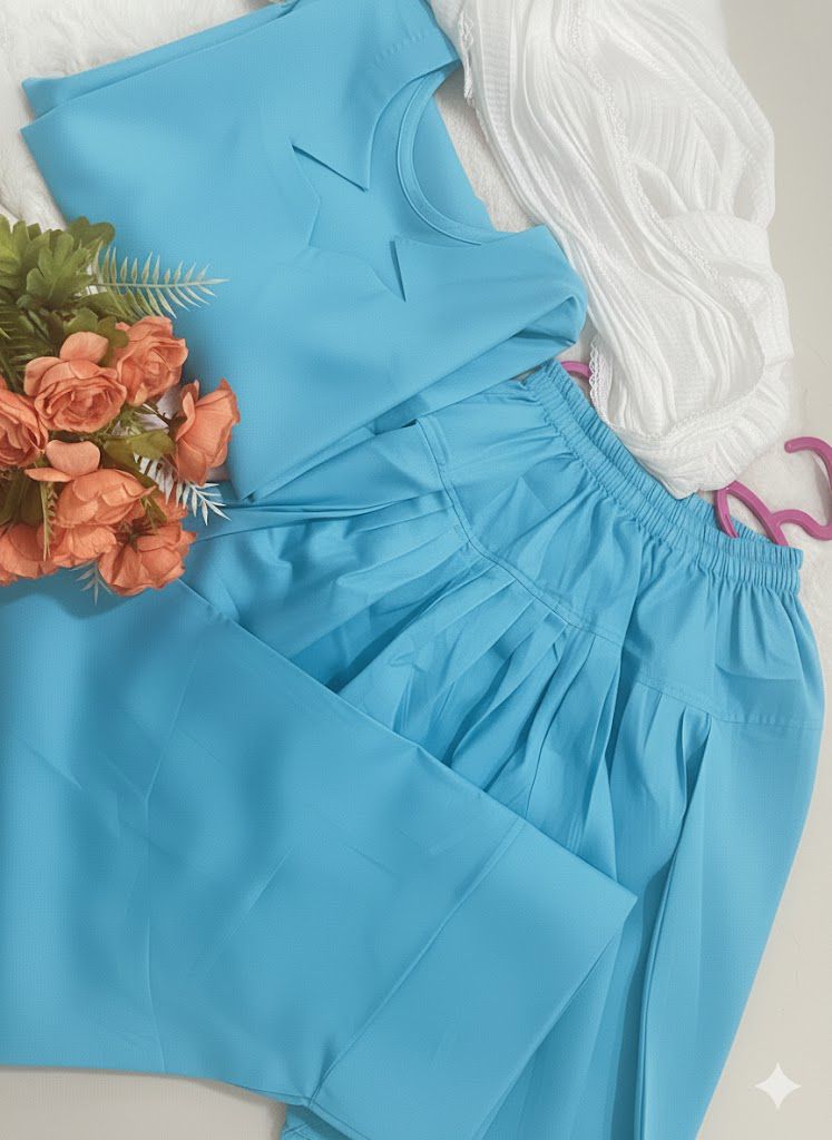 Zeenat Solid 3-Piece Farshi Shalwar Dress