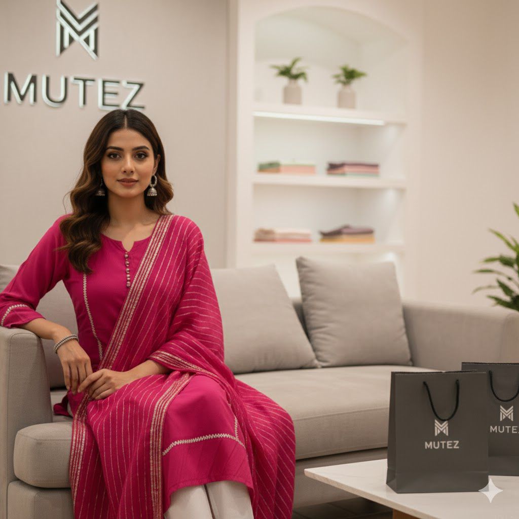 Elegance Solid 3-Piece Printed Dress