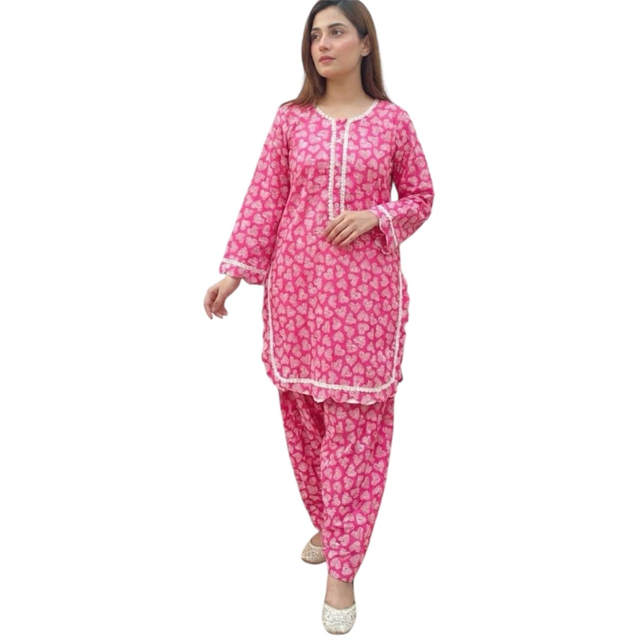 Farshi Shalwar Dress – Cotton Fabric