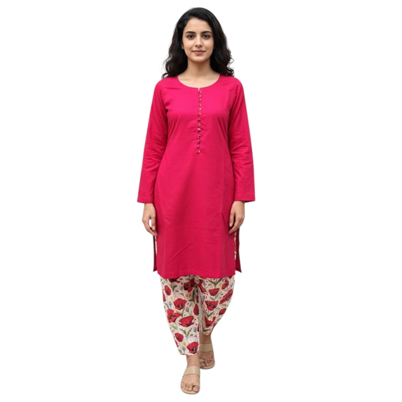 Farshi Shalwar Dress – Cotton Fabric
