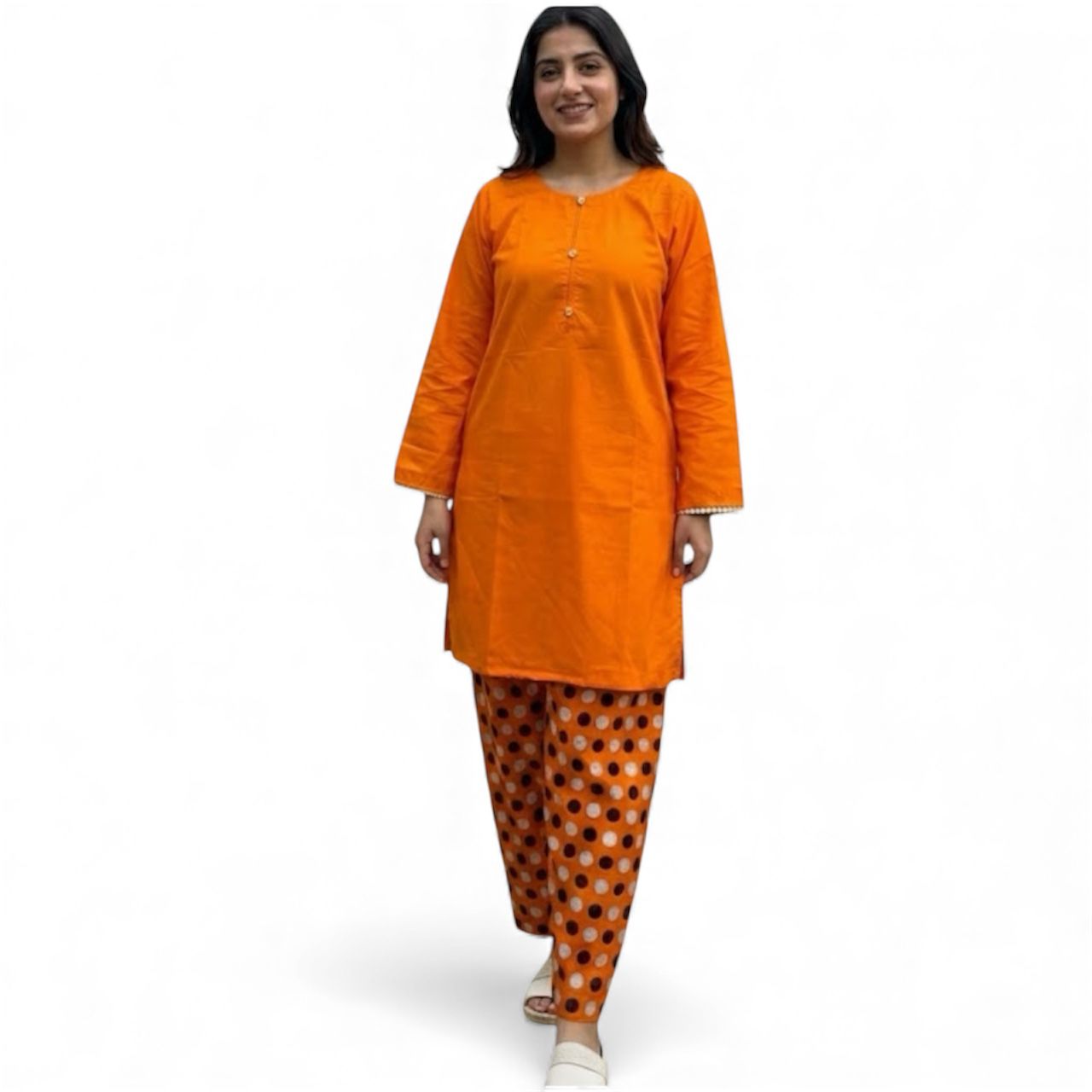 Farshi Shalwar Dress – Cotton Fabric